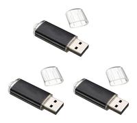 Uikdjgu 3X USB Memory Stick Flash Pen Drive U Disk para Pc TV Color: Negro Capacidad: 1Gb