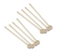 Uikdjgu 4 Pares Mazos de Madera Palos de Percusión Para Carillón de Energía, Xilófono, Bloque de Madera, Glockenspiel Y Campanas