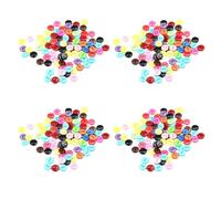 Uikdjgu 400Pzs 8mm Botones de Resina de Forma Redonda de Color Mezclado Accesorios de Costura