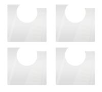 Uikdjgu 4X Golpeador de Guitarra Acústica Popular Transparente Placa Protectora Clásica Antiarañazos para Guitarra Flamenca Piezas