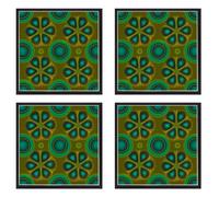 Uikdjgu 4X Película de Visualización de Campo Magnético de 4 x 4 Pulgadas, Visor de Campo Magnético, Pantalla de Flujo Magnético, Detector de Magnético, para Uso Científico