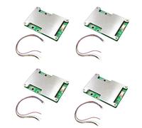 Uikdjgu 4X Placa de Protección de Batería de Litio 4S 12V 100A LiFePO4 con Equilibrio de Batería de Potencia/Mejora de Placa de Protección PCB