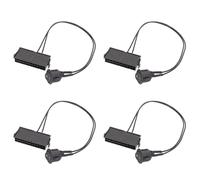 Uikdjgu 4X Probador de Arranque de Fuente de AlimentacióN ATX Hembra de 24, Puente de Arranque, Cable de Interruptor de Encendido y Apagado, 18AWG, 30CM