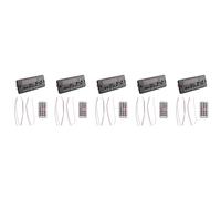 Uikdjgu 5 Juegos 2X25W 50W Amplificador Reproductor de MP3 Placa Decodificadora 5V-12V Bluetooth 5.0 Módulo de Radio FM para Automóvil Soporte TF USB AUX Reproductor Decodificador