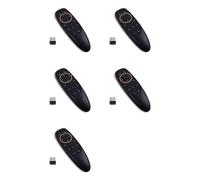 Uikdjgu 5X G10S Ratón de Aire Control Remoto por Voz 2.4G Receptor USB para Android TV Box PC Gyro Sensing Mini Control Remoto Inteligente Inalámbrico