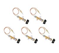 Uikdjgu 5X Kit de VáLvula de Control de Seguridad de Falla de Chimenea de Gas LPG de Baja PresióN Reemplazo de Termopar de Calentador de Gas 5/8-18UNF
