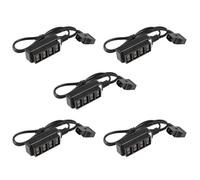 Uikdjgu 5X Male D-Tap Tipo B Power Dtap Tap To 4 Female P-Tap Ptap Hub Adaptador Divisor Eléctrico para FotografÍA Accesorios de AlimentaciÓN