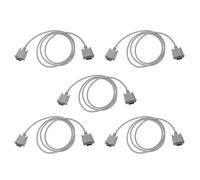 Uikdjgu 5X VGA DB15 Macho A RS232 DB9 Pin Cable Adaptador Macho/Cable de Extension de Grafico de Video (, 1.4M)