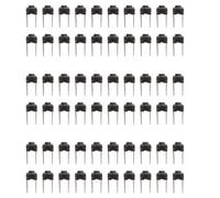 Uikdjgu 60 Piezas de Interruptores de Botón Pulsador Táctiles Momentáneos de 6 X 6 X 5 mm, 2 Pines, Orificio Pasante DIP