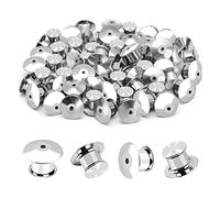 Uikdjgu 60 Piezas de Pasador de Bloqueo en la Parte Posterior del Pasador de Metal, de Pasador de Bloqueo para Solapa de Broche Esmaltado