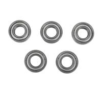 Uikdjgu 6002Z 15x32x9 mm blindado metal rodamientos de bolas 5 pcs,Plateado