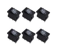 Uikdjgu 6X SPDT Encendido - Apagado -Encendido 3 Posiciones Interruptor Basculante Embebido AC 250V / 125V 6A / 10A