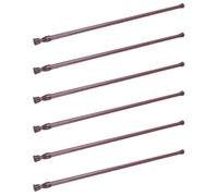 Uikdjgu 6X Varillas TelescóPicas Extensibles de Poste de Riel de Cortina de TensióN de Gas TelescóPico Extensible, 55-90 Cm, Color Madera