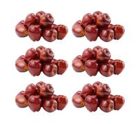 Uikdjgu 72 Piezas de Manzanas de Frutas Falsas Manzanas Artificiales Simulación Realista Manzanas Rojas Decoración de la Casa para la Naturaleza Muerta Decoración de la Cocina