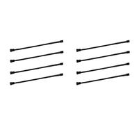 Uikdjgu 8 Piezas 4 PWM Extensión del Ventilador Cable de Alimentación Conector Caso Macho Una Hembra Cables Extensibles para Ventilador de 4/3