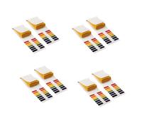 Uikdjgu 8 Unidades 160 Tiras 1-14 Ph Papel Tornasol Tiras de Prueba de Ph Cosméticos de Agua Suelo Tiras de Papel de Prueba de Ph con Tarjeta de Control