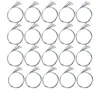 Uikdjgu 80Unids Un Conjunto de Violin Cuerdas E-A-D-G Base Acero + Niquel Herida Exquisito de Cuerda El Instrumento Musical Piezas Accesorios