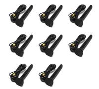 Uikdjgu 8X Antena gsm GPRS 3G 4G 5G para Exteriores de Alta Ganancia 15DBi 600-6000MHz SMA Macho Impermeable Antena Magnética con Ventosa para Enrutador