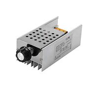 Uikdjgu Ac 220V 6000W Scr Controlador Regulador De Voltaje Termostato Atenuador Electrónico Molde De Regulación De Velocidad Con Estuche