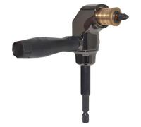 Uikdjgu Accesorio de Taladro en áNgulo Recto, Adaptador de Taladro de 90 Grados con Cuerpo Totalmente MetáLico con Desmontable, Adaptador de Esquina de Broca