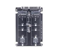 Uikdjgu Adaptador Dual NGFF A Convertidor de 2 Puertos M.2 SSD B Key A SATA3.0 6 Gbps para 2230 2242 2260 2280 M2 SSD para PC