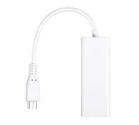 Uikdjgu Adaptador Micro-USB 5 Pin 10/100 Mbps RJ45 LAN Ethernet para Tablet Ordenador Portatil