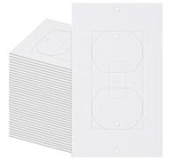 Uikdjgu Aisladores de Salida, Selladores de Tiro, 100 Unidades de Almohadillas Aislantes para Salidas EléCtricas, Junta de Espuma EVA para Pared, Cubierta de Enchufe de Interruptor