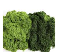 Uikdjgu Artificial para Manualidades, 14.1 Oz, Artificial para Plantas de Interior, Verde y Verde Oscuro.