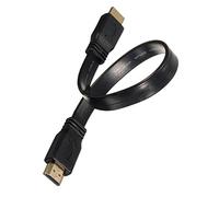 Uikdjgu Cable Corto Macho una Macho Cable de Cable Plano Full HD para Audio y Video HDTV TV