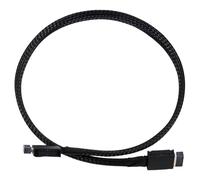 Uikdjgu Cable Extensor Oculink PCIE 4.0 X4 GEN4 SAS4 SFF-8611 GPU SSD OCuLink 4X Cable Plateado de 24 Gbps