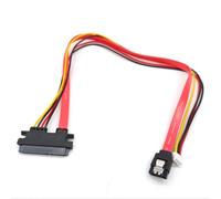 Uikdjgu Cable Integrado de Fuente de AlimentacióN de Datos de Disco Duro PequeñO Hembra y 3,0 Macho una 22 Pines (7 + 15 Pines) Cable de AlimentacióN de Datos