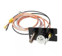 Uikdjgu Conjunto de Piloto de Chimenea de Gas Natural y Propano Que Incluye Tubo Piloto, Termopar y Cable de Encendido Utilizado para Chimeneas