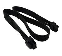 Uikdjgu CPU de 8 Pines Macho una CPU de 8 Pines (4 + 4) Macho EPS-12V Cable Adaptador de AlimentacióN de Placa Base para Fuente de AlimentacióN Modular (60 Cm)