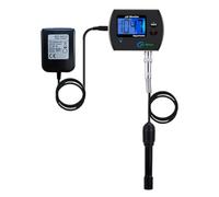 Uikdjgu Digital Agua Potable para Acuario Monitor de PH en Línea Probador de Calidad del Agua Preciso Profesional Enchufe de la UE