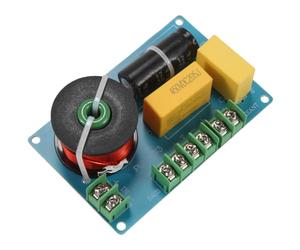 Uikdjgu Divisor de Frecuencia de Altavoz Alto de 3 Vías de 200 W, Placa de Circuito de Filtro Divisor de Audio para Cruce de Altavoz de Bricolaje de Cine en Casa