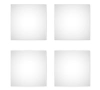 Uikdjgu Espejo Autoadhesivo Sin Vidrio de 4 Piezas, Espejo Delgado y Flexible para DecoracióN de Pared DIY para Dormitorio Familiar, Armario, BañO, S