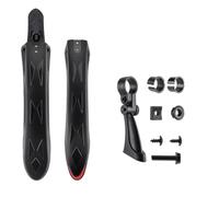 Uikdjgu Guardabarros para Bicicletas de 26 A 27,5 Pulgadas, Universales, Reflectantes, con Faldón para Seguridad.