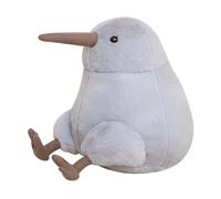 Uikdjgu Juguete de Peluche de Pájaro Kiwi Realista Almohada Corporal Rellena de Pájaro Kiwi Gris Regalos de Peluche de Pájaro Kiwi Sentado Realista Grande,A