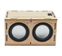 Uikdjgu Kit de Caja de Altavoz Bluetooth DIY Amplificador de Sonido ElectróNico Construye Tu Propia Caja de Madera PortáTil Sonido de Altavoz Bluetooth