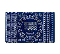 Uikdjgu Kit DIY Tablero de PráCtica de Soldadura LED SMD NE555 Giratorio Kit de Bricolaje de Entrenamiento de Habilidades de Fanny Conjunto de MóDulo de Placa PCB ElectróNica