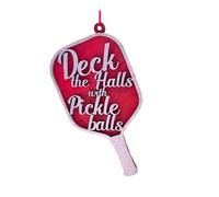 Uikdjgu los Pasillos con Adorno de Pickleballs para Navidad, Regalo para los Amantes del Pickleball, úNico