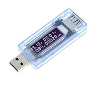 Uikdjgu Medidores de Voltaje, Voltaje Actual, Capacidad, Comprobador de Batería, USB, Voltaje Actual, Doctor de Voltaje, Comprobador de Capacidad del Cargador, Medidor