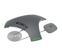 Uikdjgu Micrófono Omnidireccional Inalámbrico Bluetooth en Cascada. Radio de Captación de 5 M. Captura de Voz de 360° con Micrófono de Trigo Extendido.