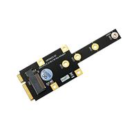 Uikdjgu Mini PCI-E A M.2 M Key Adapter Mini PCIExpress A NVME SSD Converter Riser Board Tarjeta de ExpansióN para 2230 2242 2260 2280