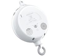 Uikdjgu Motor MóVil de Cuna Caja de MúSica para BebéS Spinner con 3 Modos Volumen Ajustable 12 Canciones de Cuna Apagado AutomáTico DespuéS de 30 Minutos