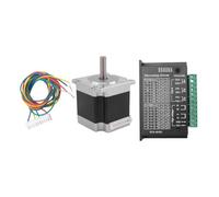 Uikdjgu Nema 23 23HS5628 Motor Paso una Paso 57 Motor 2.8A con TB6600 Controlador de Motor Paso una Paso NEMA17 23 para Piezas de Piezas de Impresoras CNC y 3D (8.0MM)