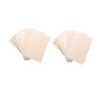 Uikdjgu Paquete de 20 Láminas de Madera Sin Terminar, Tablero Fino de Madera Laminada Encolada para Casas, Aviones, Barcos, Manualidades y Adornos DIY.