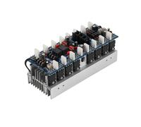 Uikdjgu Placa Amplificadora de Doble Canal AB400 400W X2, Amplificador de Potencia de Alta Fidelidad TA1943/TTC5200 2.0 para Altavoz Pasivo