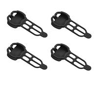 Uikdjgu Protectora de Piel de Gel para Bicicleta para Sensor de Cadencia, para, Cubierta Negra del Sensor de Computadora, 4 Pieza