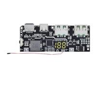 Uikdjgu QC4.0 QC3.0 LED Dual USB 5V 4.5A 22.5W Micro/Type-C USB Banco de EnergíA MóVil 18650 MóDulo de Carga ProteccióN de Temperatura,A